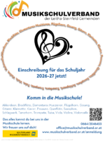 Einschreibung für das Schuljahr 2026-27